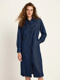 LANIUS 14480 Denim dress 596 dark blue denim women