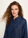 LANIUS 14480 Denim dress 596 dark blue denim women