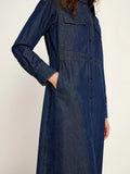LANIUS 14480 Denim dress 596 dark blue denim women