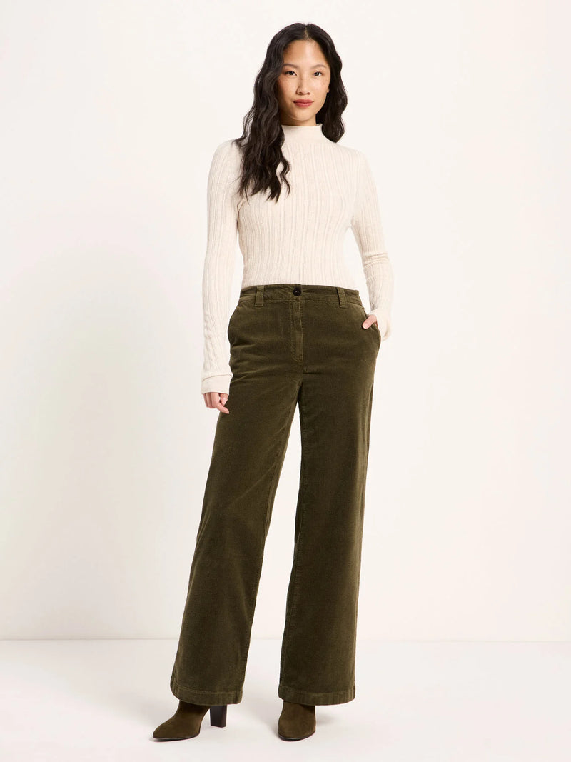 LANIUS 13979 Marlene corduroy trousers 682 turtle women