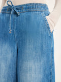 LANIUS 14772 Shore wide jeans 577 mid blue denim women