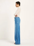 LANIUS 14772 Shore wide jeans 577 mid blue denim women