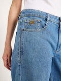 LANIUS 14824 Salt wide jeans 525 ocean blue denim women