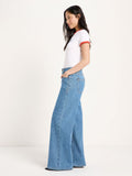 LANIUS 14824 Salt wide jeans 525 ocean blue denim women