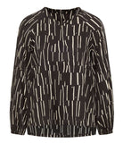 LANIUS Blouse 13651 irregular print black 877 women