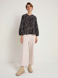 LANIUS Blouse 13651 irregular print black 877 women