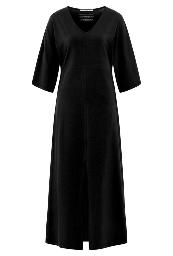 LANIUS Dress with a split 13700 black 199 women
