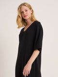 LANIUS Dress with a split 13700 black 199 women