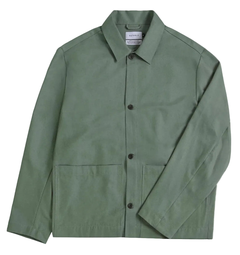 ROTHOLZ Light overjacket leaf green men