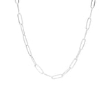 KLIMBIM Link necklace silver plated