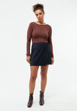 GIVN BERLIN Mimi long sleeve top burned brown women