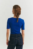 BASIC APPAREL Ludmilla BA146-31 SS granddad 861 sodalite blue women