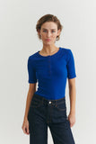 BASIC APPAREL Ludmilla BA146-31 SS granddad 861 sodalite blue women