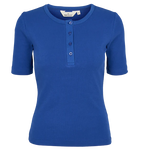 BASIC APPAREL Ludmilla BA146-31 SS granddad 861 sodalite blue women