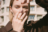 KLIMBIM Melt ring gold