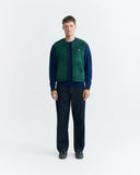 THINKING MU Troy vest dark green men
