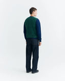 THINKING MU Troy vest dark green men