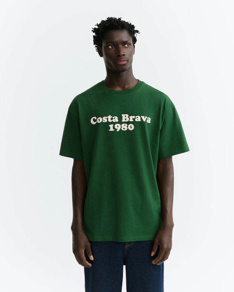 THINKING MU Costa Brava Aaron t-shirt dark green men