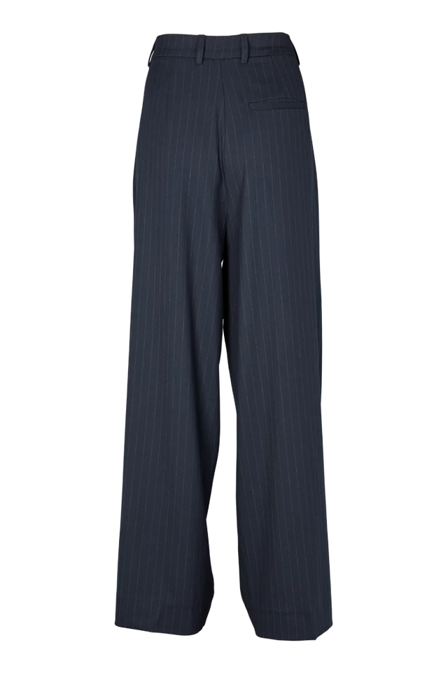 BASIC APPAREL Marjo pants BA549-07 sky captain pinstripes women
