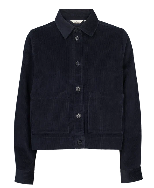 BASIC APPAREL Millu corduroy shirt BA578-03 india ink women