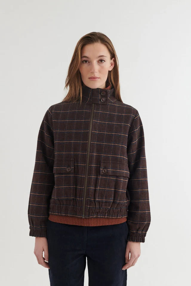BASIC APPAREL Misa zip jacket BA445-01 t chicory coffee women