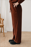 TWOTHIRDS Abruka wine velour pants women