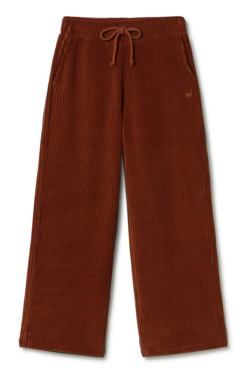 TWOTHIRDS Abruka wine velour pants women