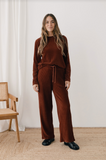 TWOTHIRDS Eparses longleeve wine women