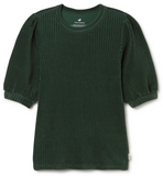TWOTHIRDS Horst velour top dark green women