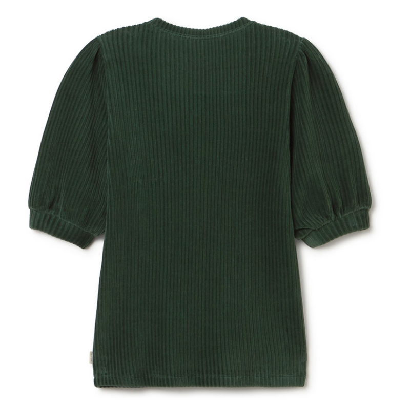 TWOTHIRDS Horst velour top dark green women