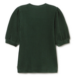 TWOTHIRDS Horst velour top dark green women