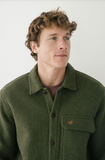 TWOTHIRDS Streedagh overshirt moss green men