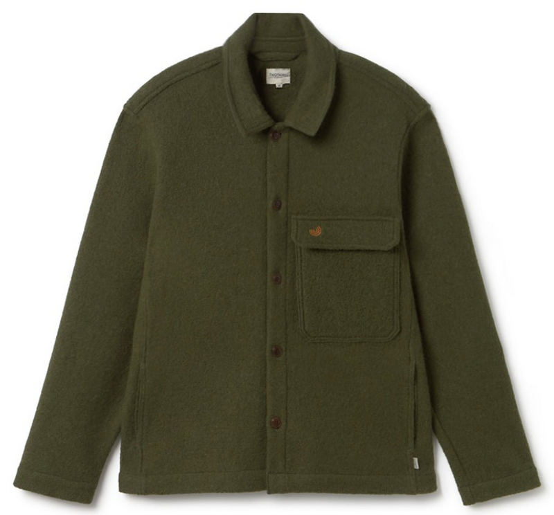 TWOTHIRDS Streedagh overshirt moss green men