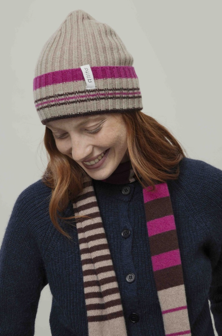 RIFO Mira beanie beige unisex