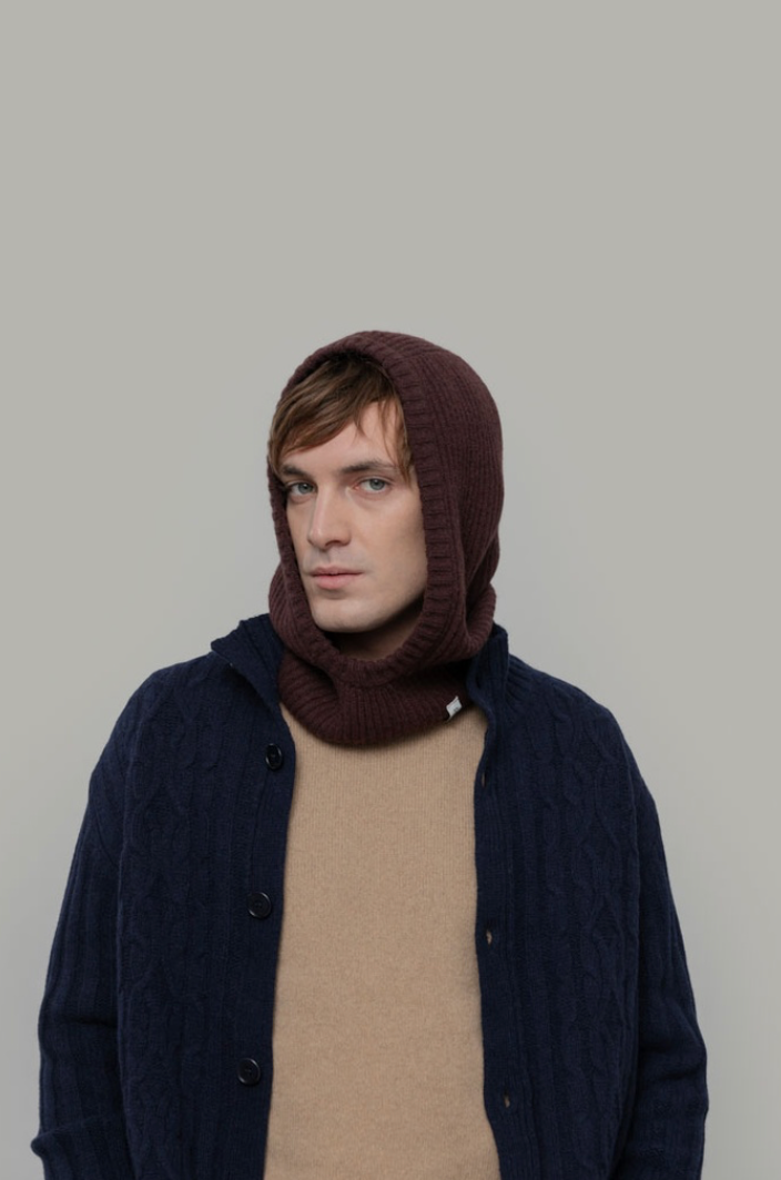 RIFO Marika balaclava brown caffe unisex