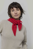 RIFO Masha cashmere bandana red papavero unisex