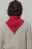 RIFO Masha cashmere bandana red papavero unisex