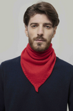 RIFO Masha cashmere bandana red papavero unisex