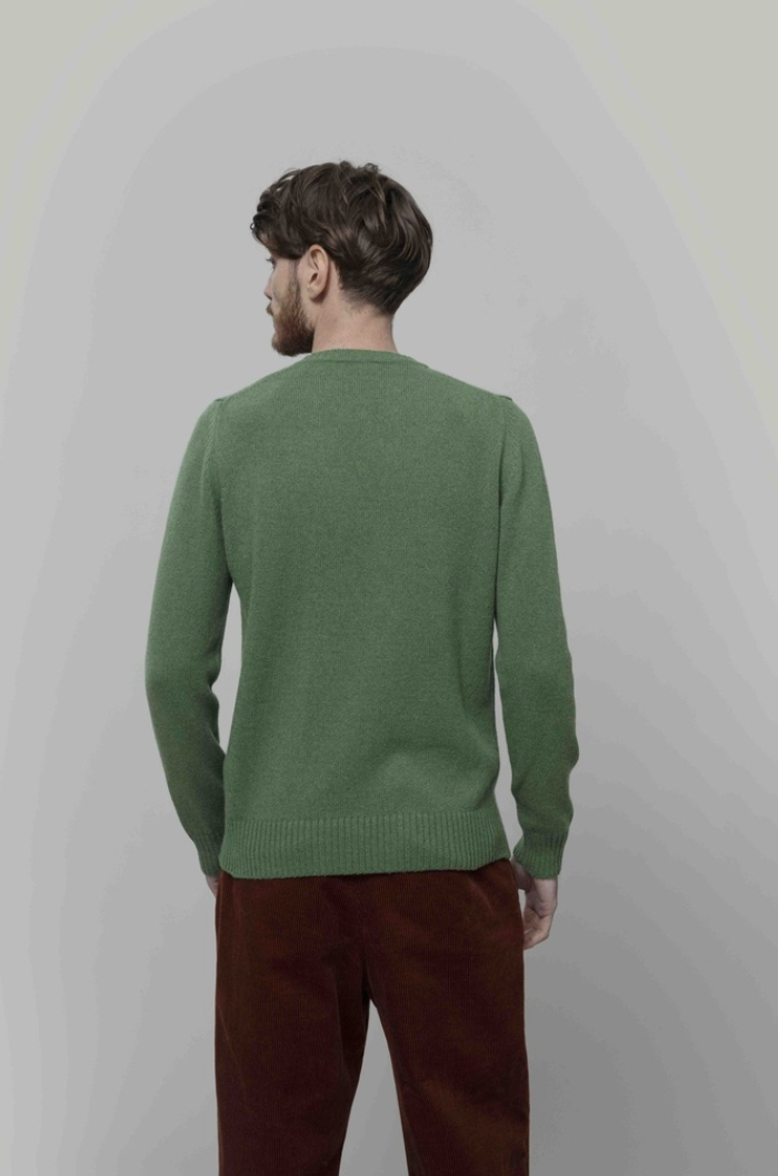 RIFO Romeo cashmere sweater green bietola men