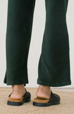 TWOTHIRDS Abruka dark green velour pants women