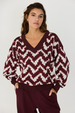 SKFK Kerezi jumper R9 chocolate women