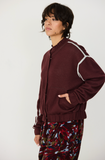 SKFK Galar cardigan R9 burgundy women