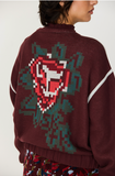 SKFK Galar cardigan R9 burgundy women