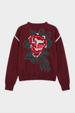 SKFK Galar cardigan R9 burgundy women