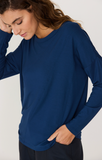 SKFK Beltzane top B7 dark blue women