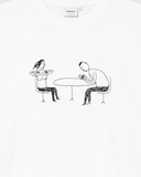 DEDICATED Stockholm Phoney date t-shirt white men