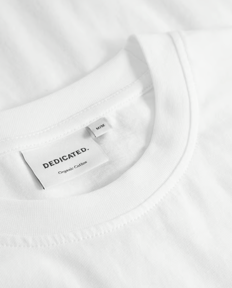 DEDICATED Stockholm Phoney date t-shirt white men