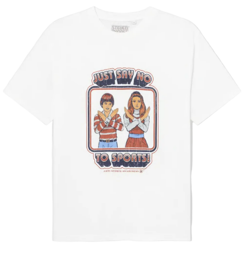 DEDICATED Stockholm Say no to sports t-shirt white men
