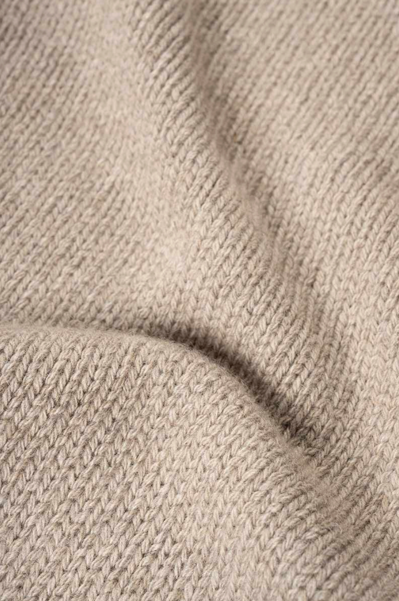 RIFO Masha cashmere bandana sand beige unisex