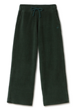 TWOTHIRDS Abruka dark green velour pants women